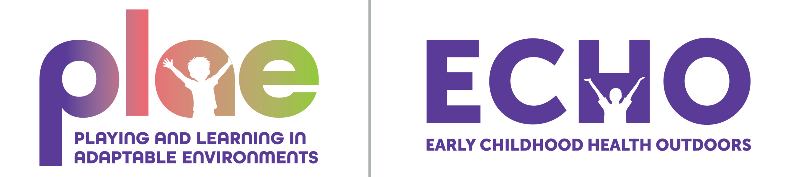 Playing and Learning in Adaptable Environments | Early Childhood Health Outdoors logos